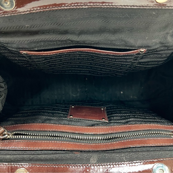 Prada Patent Leather Top Handle Bag - Picture 9 of 12